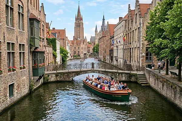 Bruges canal cruise